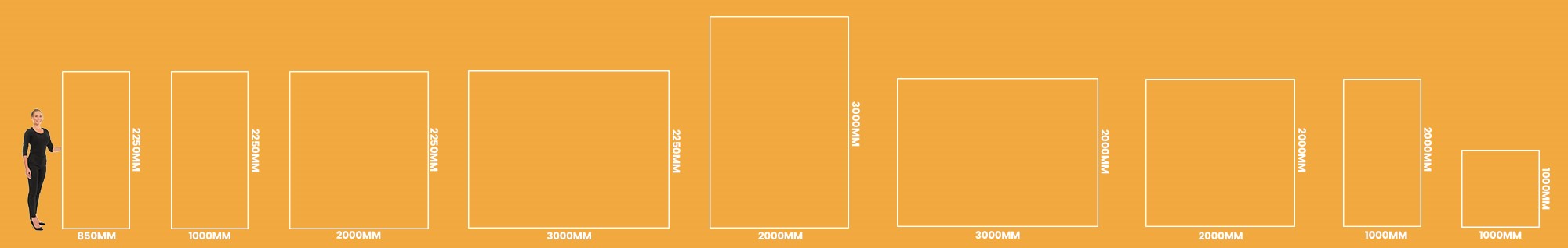 LED Lightbox Size Guide
